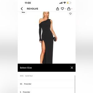 Revolve Katie May Mojave Gown in Black